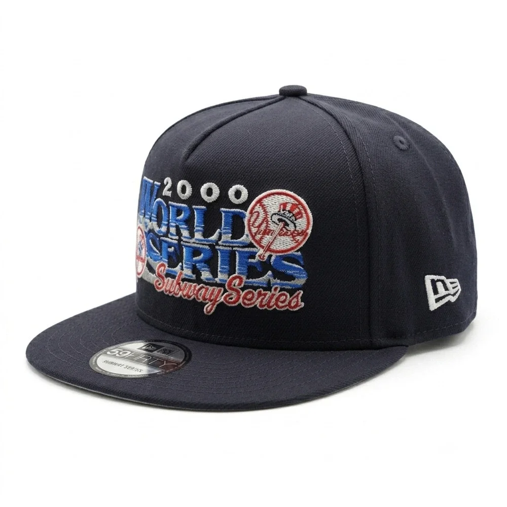 New Era Yankees Mets 2000 Subway World Series 9FIFTY Snapback A-Frame Hat NWT